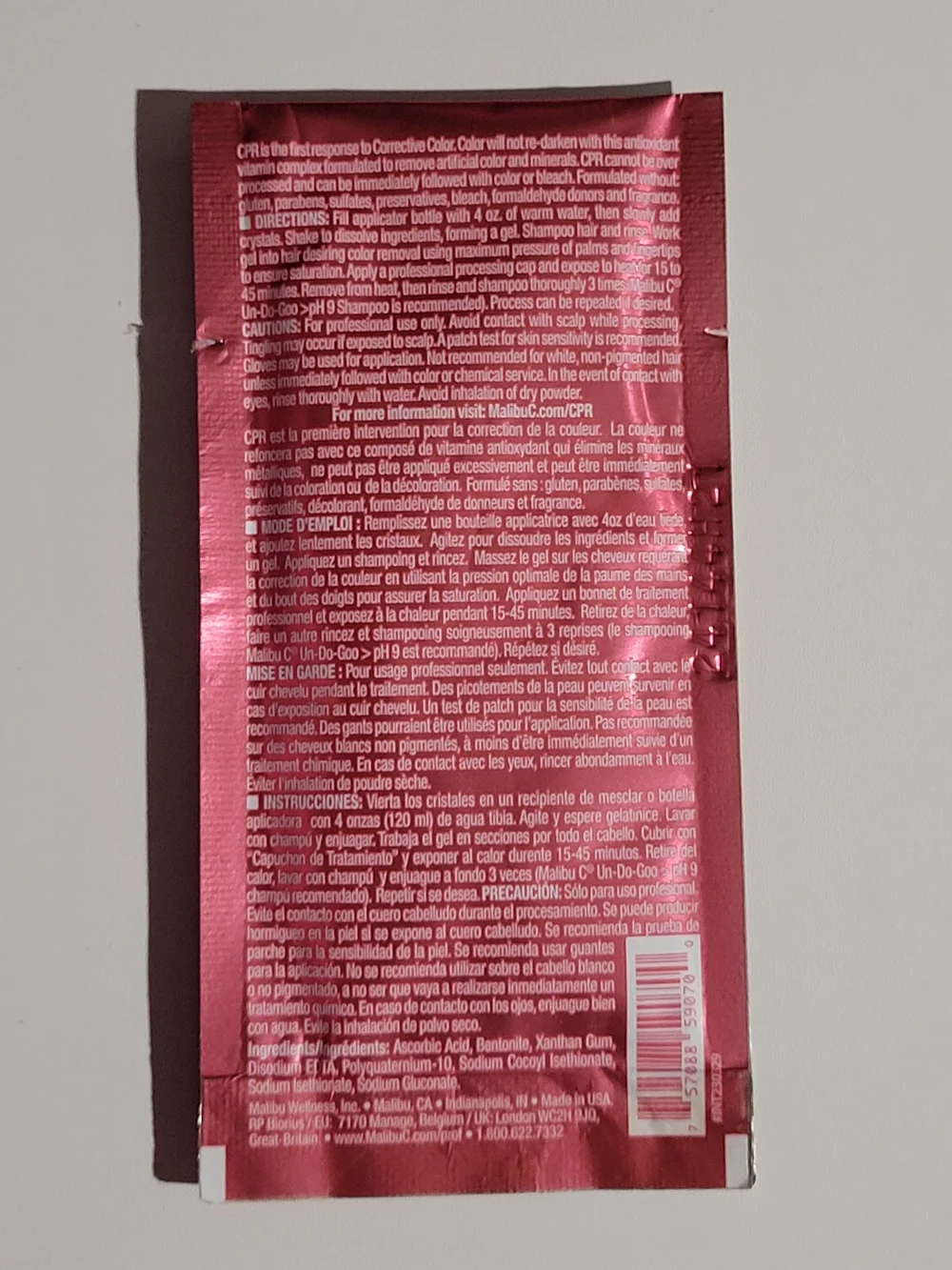 CPR Color Pigment Remover